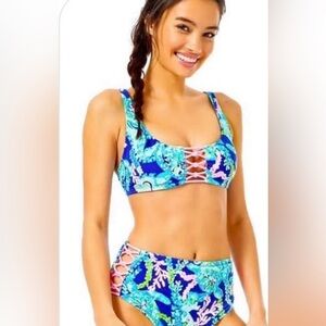 Lilly Pulitzer NWT Size 10 Gemmini Bikini Top